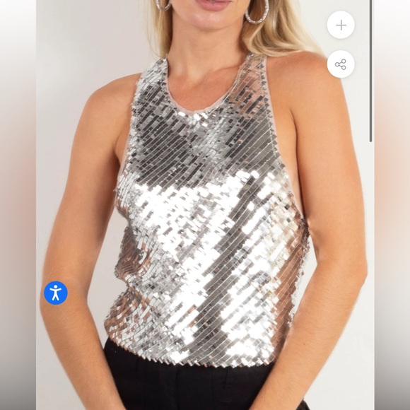 Free People NWT Disco Fever Cami - Picture 5 of 9